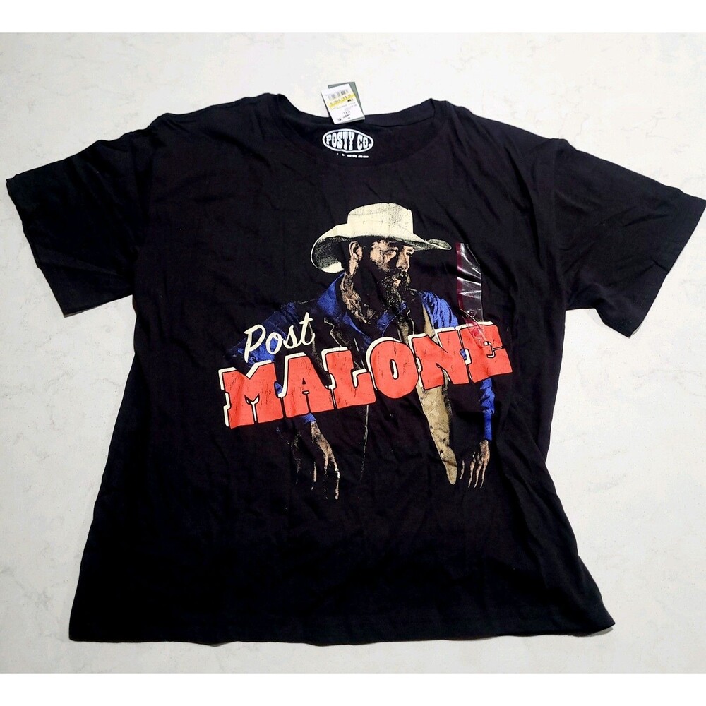 NWT Posty Co.  Post Malone Cowboy Graphic T-Shirt Women’s Size XX-Large 2XL NEW